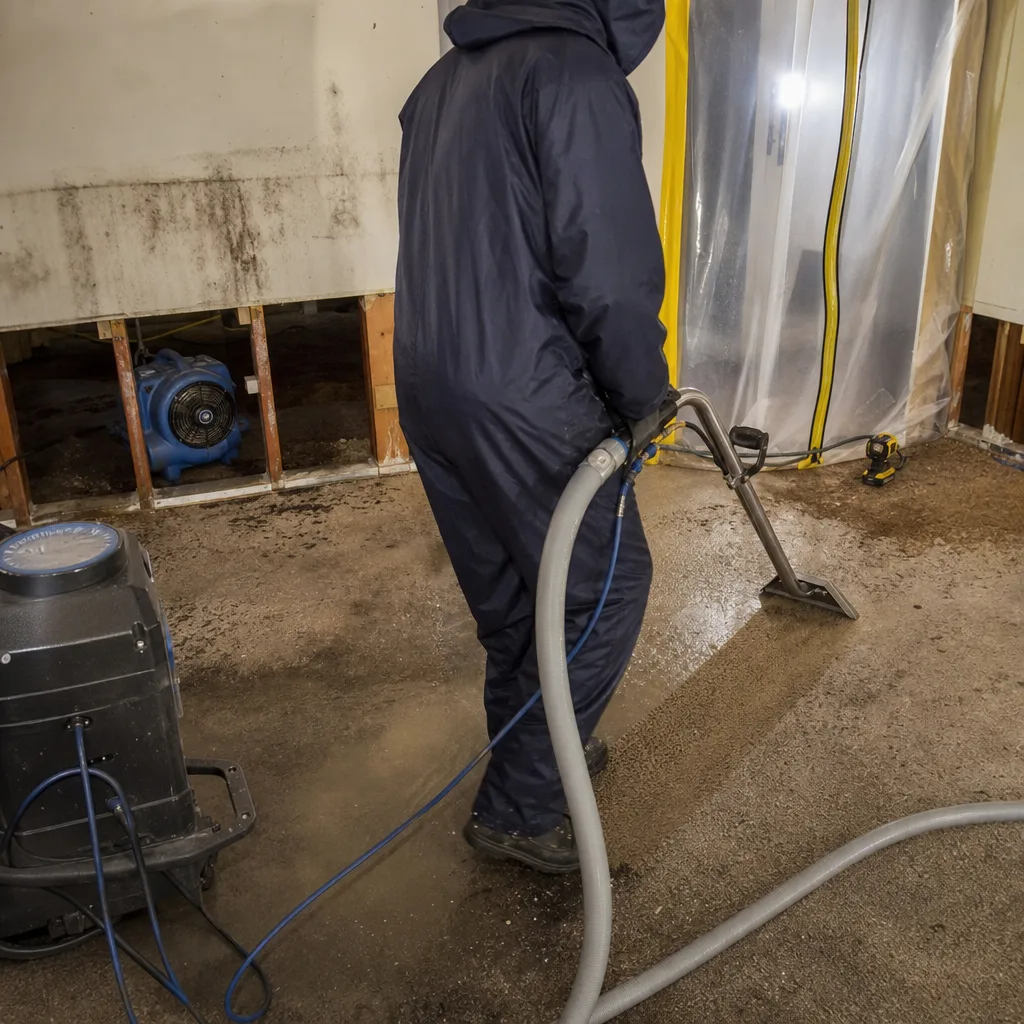 Toilet Overflow Cleanup