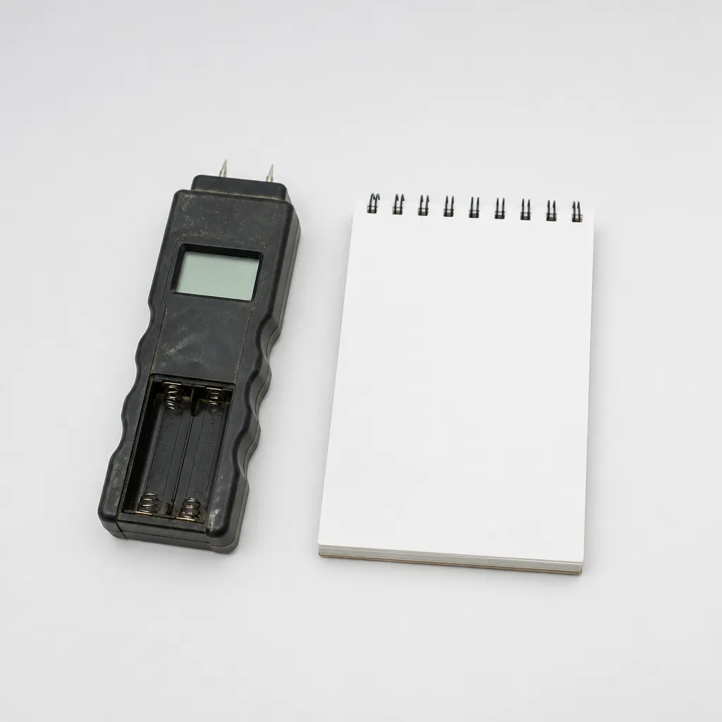 Budget moisture mapping and daily readings